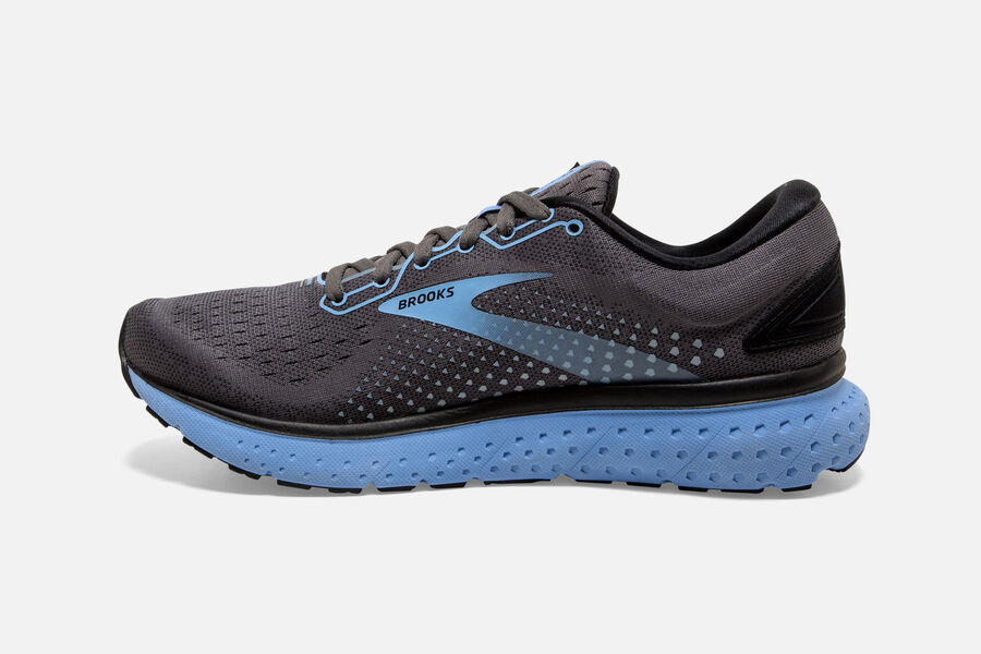 Brooks Glycerin 18 Road Löparskor Dam - Svarta/Blå - 3568-ZIXRN